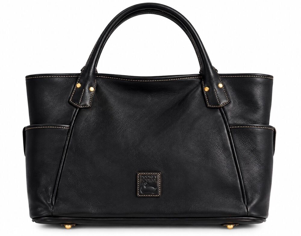 Dooney & Bourke Florentine Leather Black Kristen Tote Purse Handbag